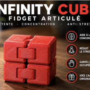 Infinity Cube – Fidget articulé imprimé en 3D